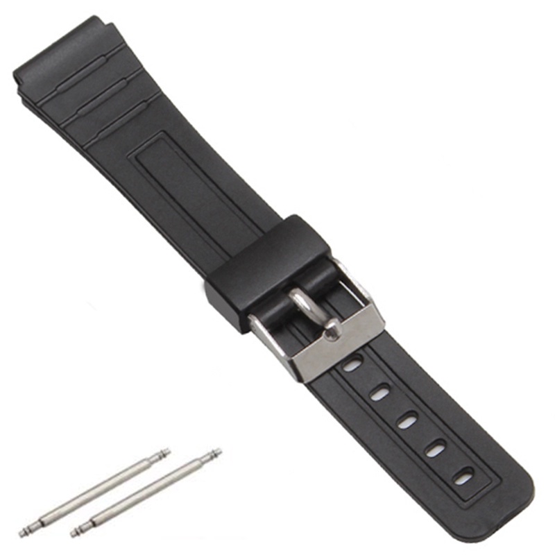 YIFILM Dây Đeo Thay Thế 16mm 18mm 20mm Bằng Silicon Mềm Bền Cho Đồng Hồ Casio