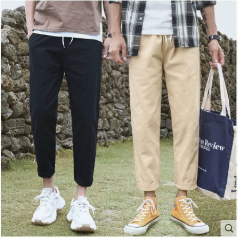 HÌNH THẬT + VIDEO QUAY  Quần kaki ống xuông túi hộp from rộng Quàn mặc 2 kiểu rút gấu và ống rộng xuông
