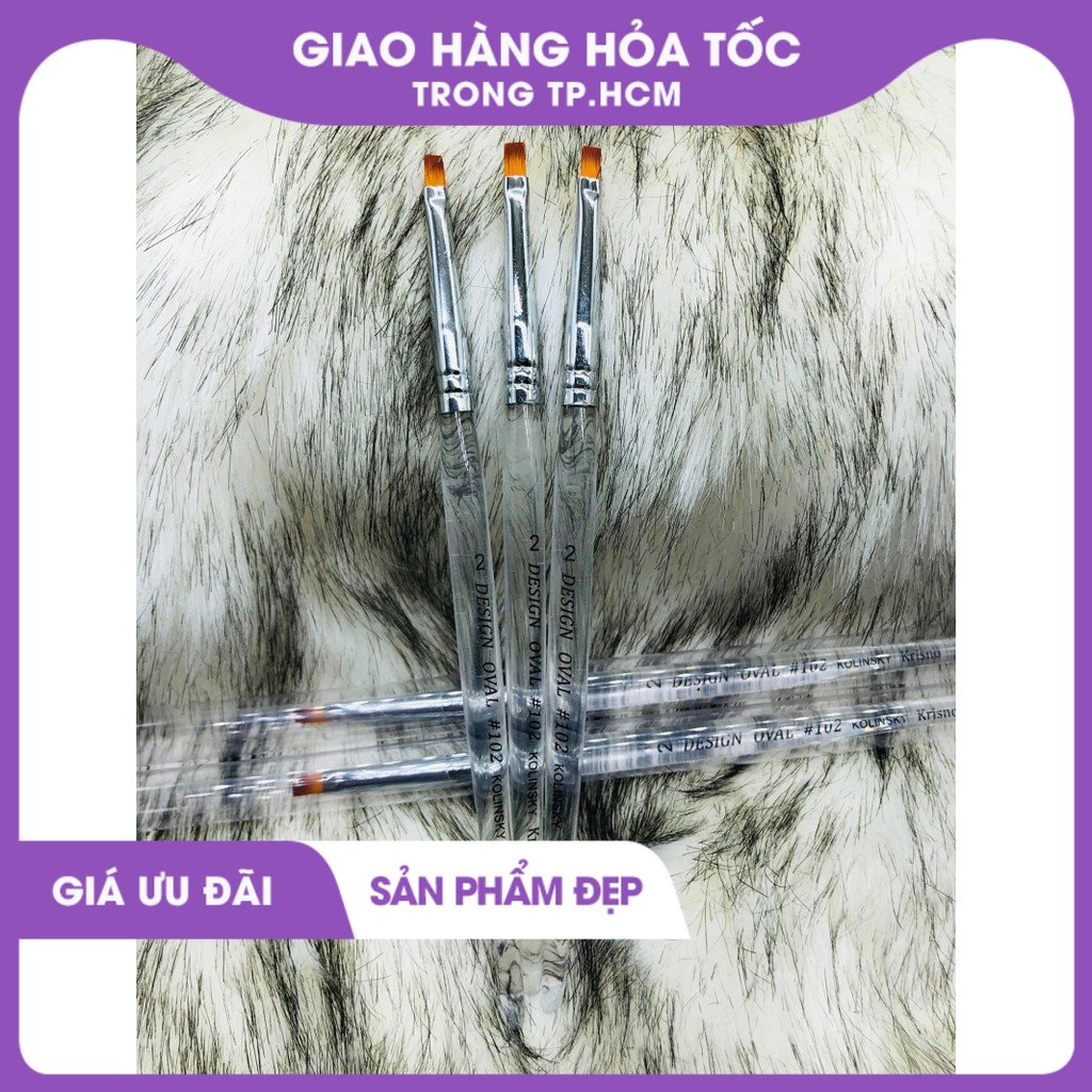 Cọ bản oval vẽ nail số 2 0916