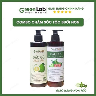 Combo Dầu gội +Dầu xả bưởi non Greenlab