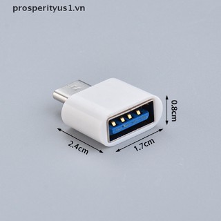 Đầu Chuyển Đổi OTG Type C Sang USB Type C prosperityus1 Cho Điện Thoại Android