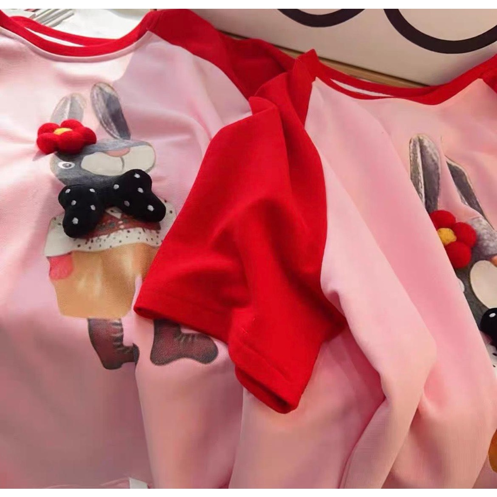 Áo Thun TN QC In Hình Cute - E116