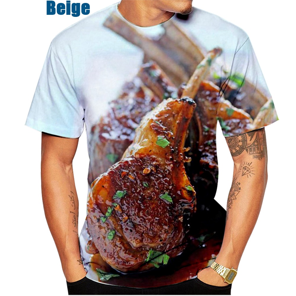 Áo Thun Ngắn Tay In Họa Tiết 3D Thời Trang Mùa Hè 2022 Dành Cho Nam