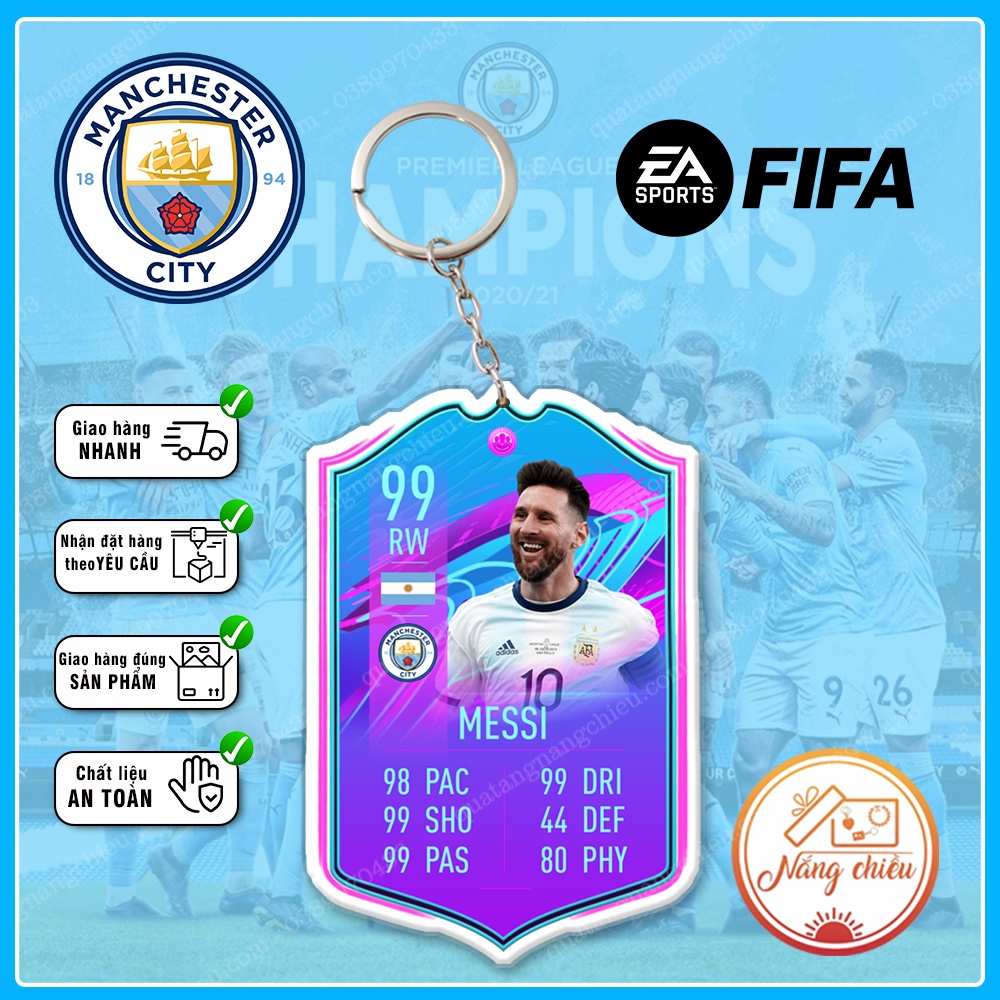 Móc khóa Bóng đá - In theo yêu cầu