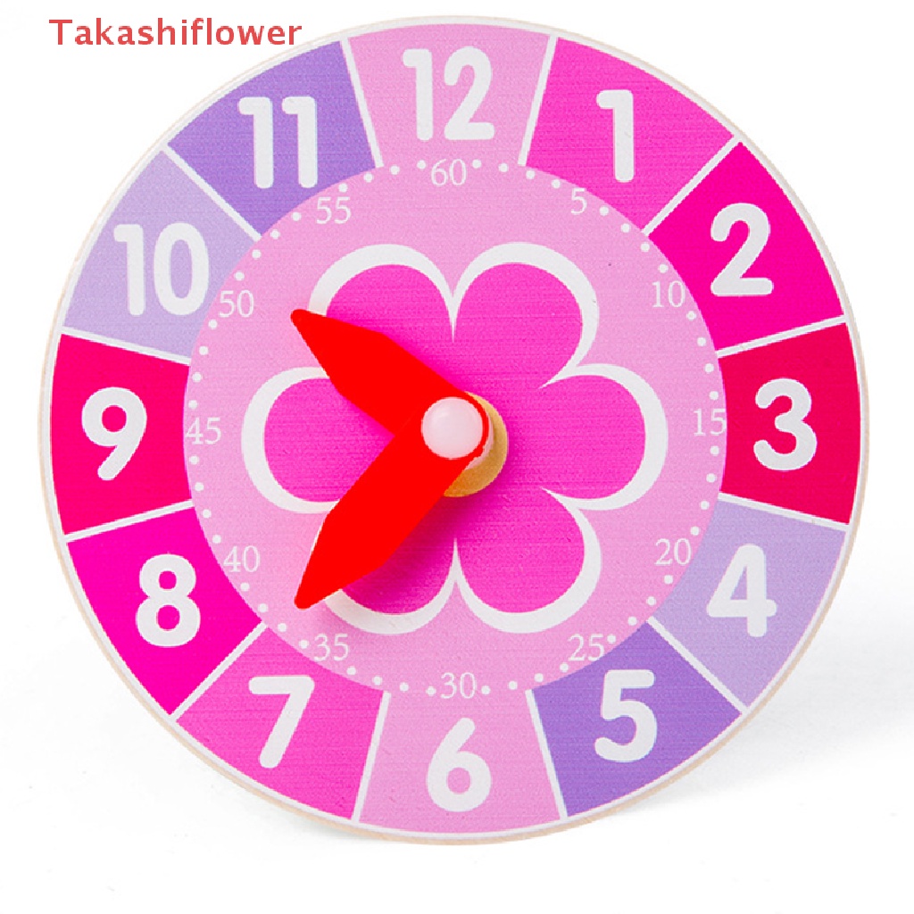 (Takashiflower) Đồng Hồ Đồ Chơi Bảng Hoạt Động Cảm Biến Montessori DIY Cho Bé