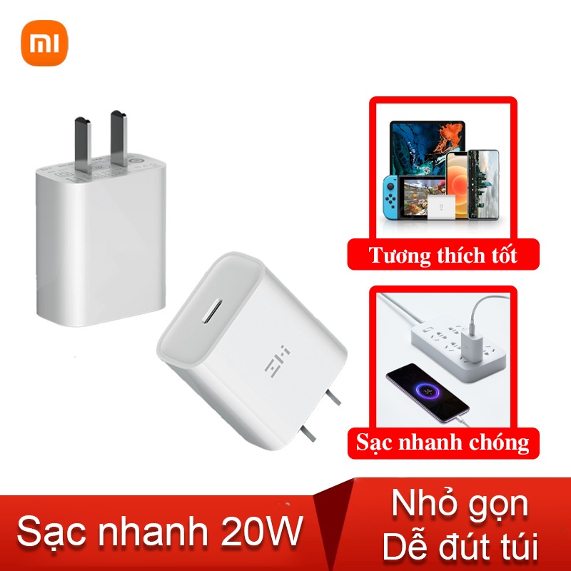 Củ Sạc Nhanh ZMI HA716 20W Chuẩn PD