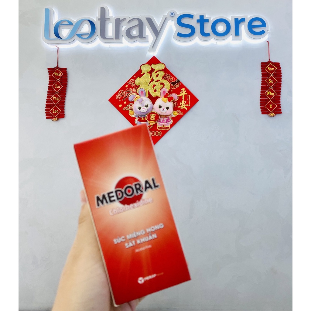 Nước súc miệng họng sát khuẩn Medoral