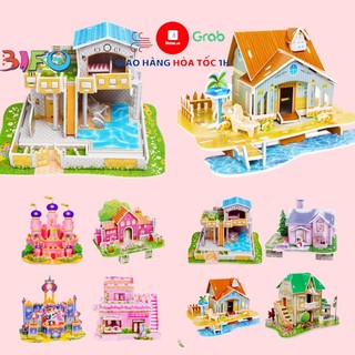[PHÂN LOẠI] Đồ chơi lắp ghép mô hình giấy thông minh Ngôi nhà mơ ước