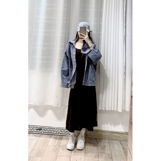 Váy body 2 dây dài