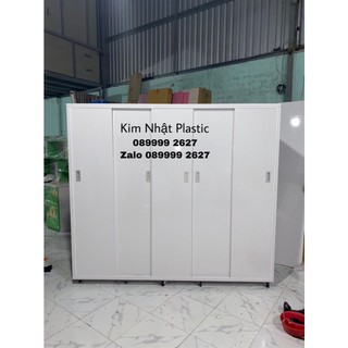 Tủ quần áo nhựa Đài Loan 5 cánh lùa freeship