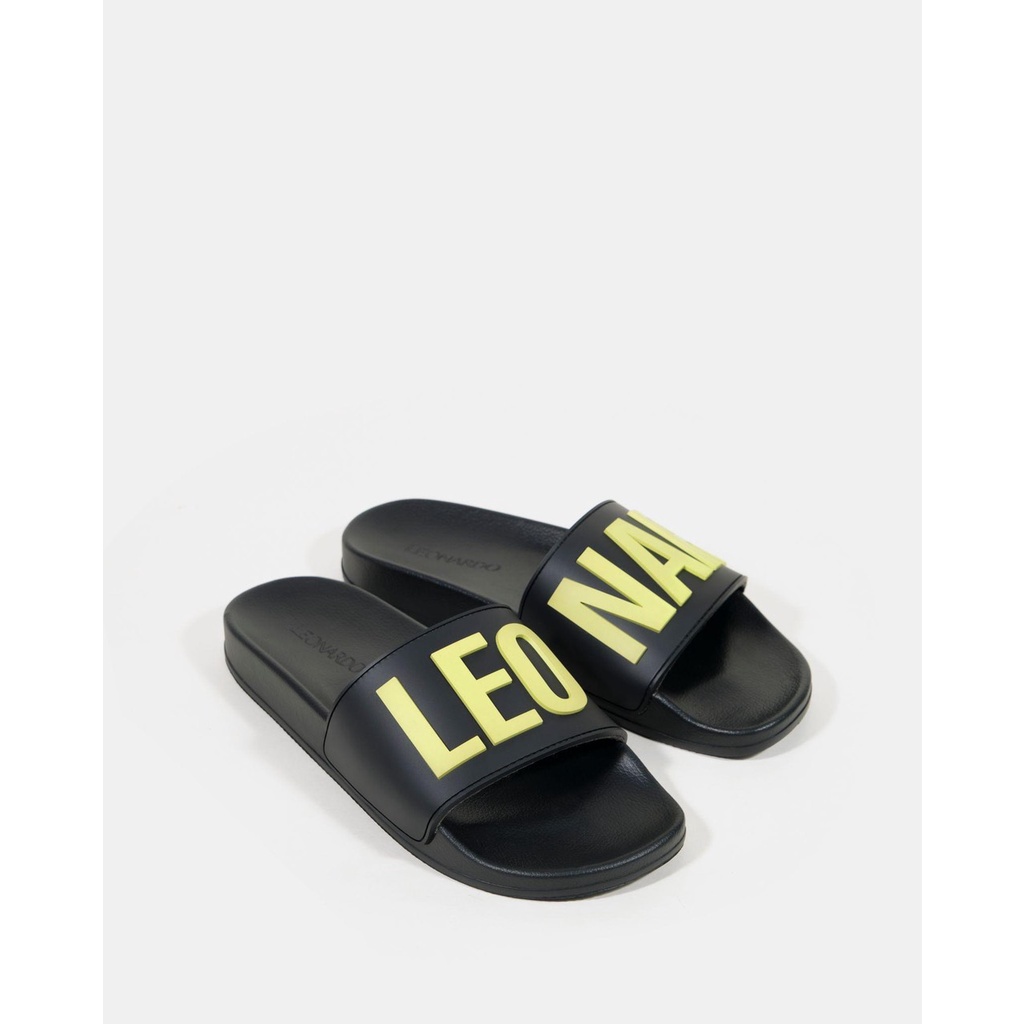 Dép LeoNaR , Dép quai ngang thời trang phong cách đế cao su đi êm chân full box