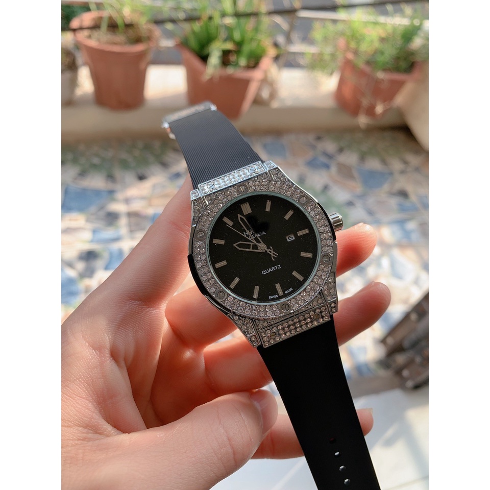 Đồng hồ hu bờ lot nam.dây silicon bọc da bò cao cấp - bảo hành 12 tháng | BigBuy360 - bigbuy360.vn