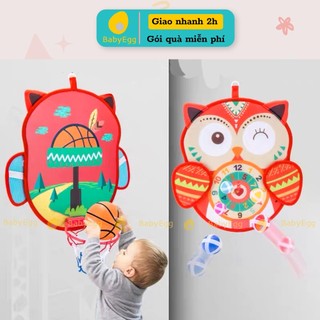 Bộ bóng rổ, ném bóng dính, bắt bóng chơi trong nhà, vận động, trò chơi đội nhóm, gia đình, dành cho bé 3,4,5,6,7 tuổi