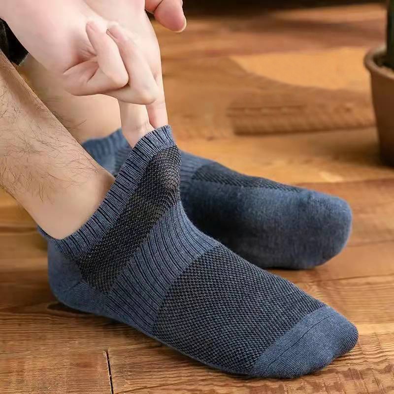 Set 10 Đôi Vớ Cotton Mềm Mại Thoáng Khí Chất Lượng Cao Cho Nam