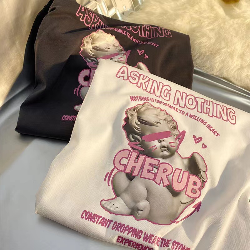 NRVP Áo Thun 100% Cotton Tay NgắN Plus Size Cho Nam Và Nữ