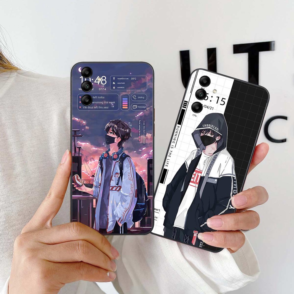 Ốp lưng Samsung A04 / A04s hình anime boy girl phong cách thời trang, ốp rẻ đẹp