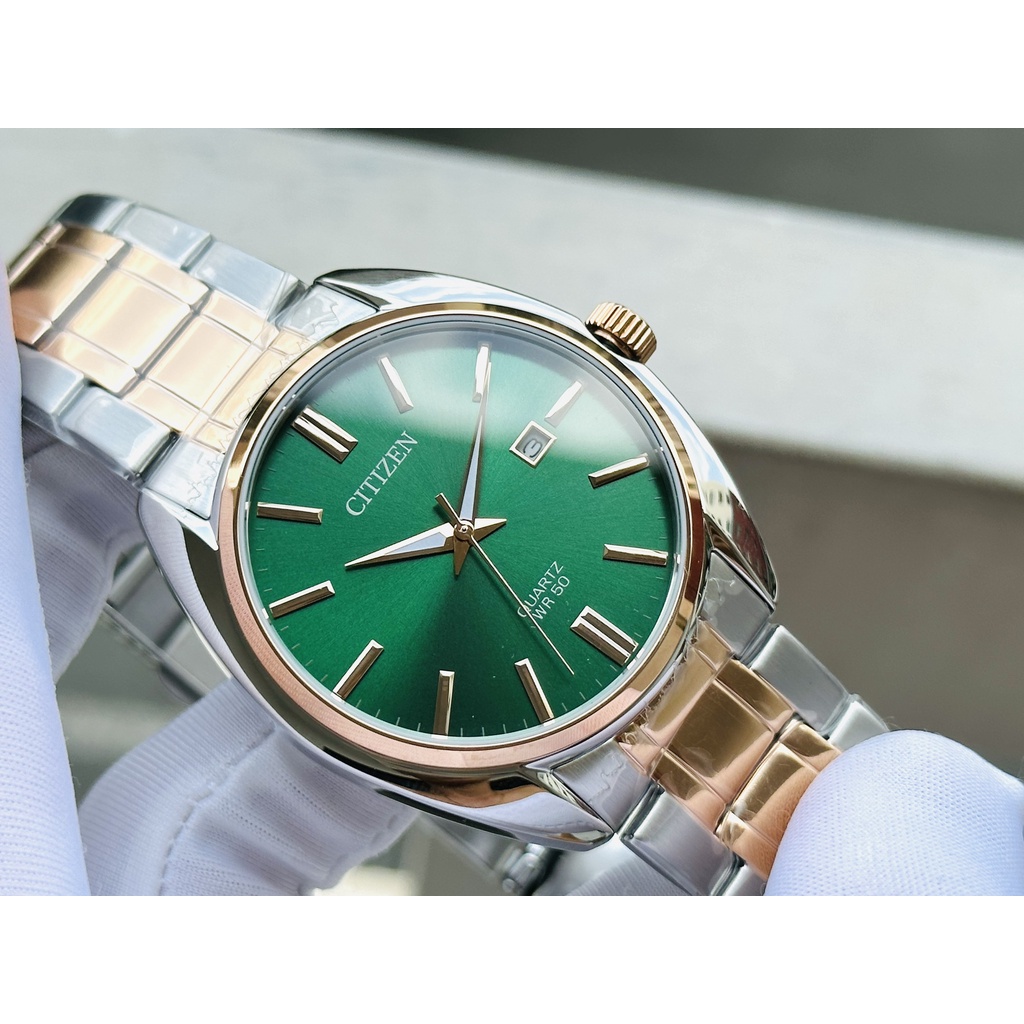 Đồng Hồ Nam CITIZEN Quartz BI5104- 57Z Chính Hãng Tặng Dây Da Cao Cấp