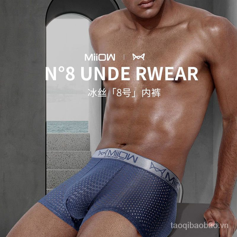 Quần Lót Lụa Lạnh Thời Trang Mùa Hè Cho Nam