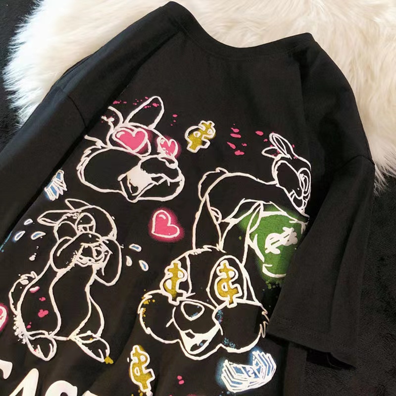 NRVP Áo Thun 100% Cotton Tay NgắN Plus Size Cho Nam Và Nữ