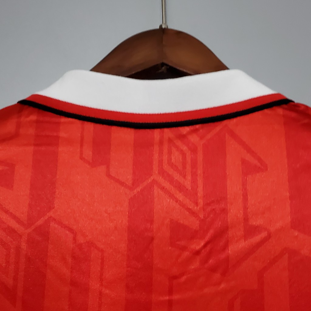 Áo Bóng Đá Đội Tuyển MU 92-94 MU Phong Cách Retro