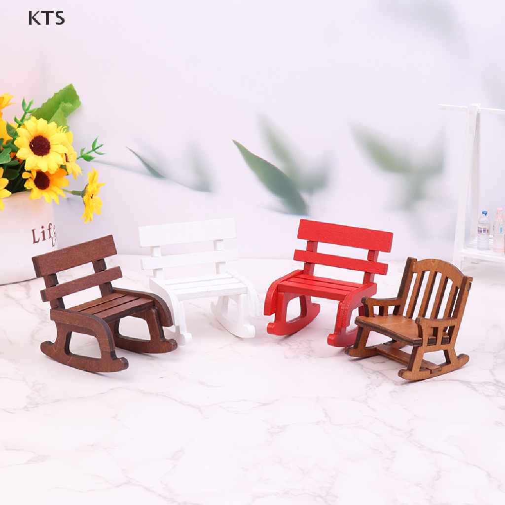 Mô Hình Ghế Bập Bênh Mini Trang Trí Nhà Búp Bê