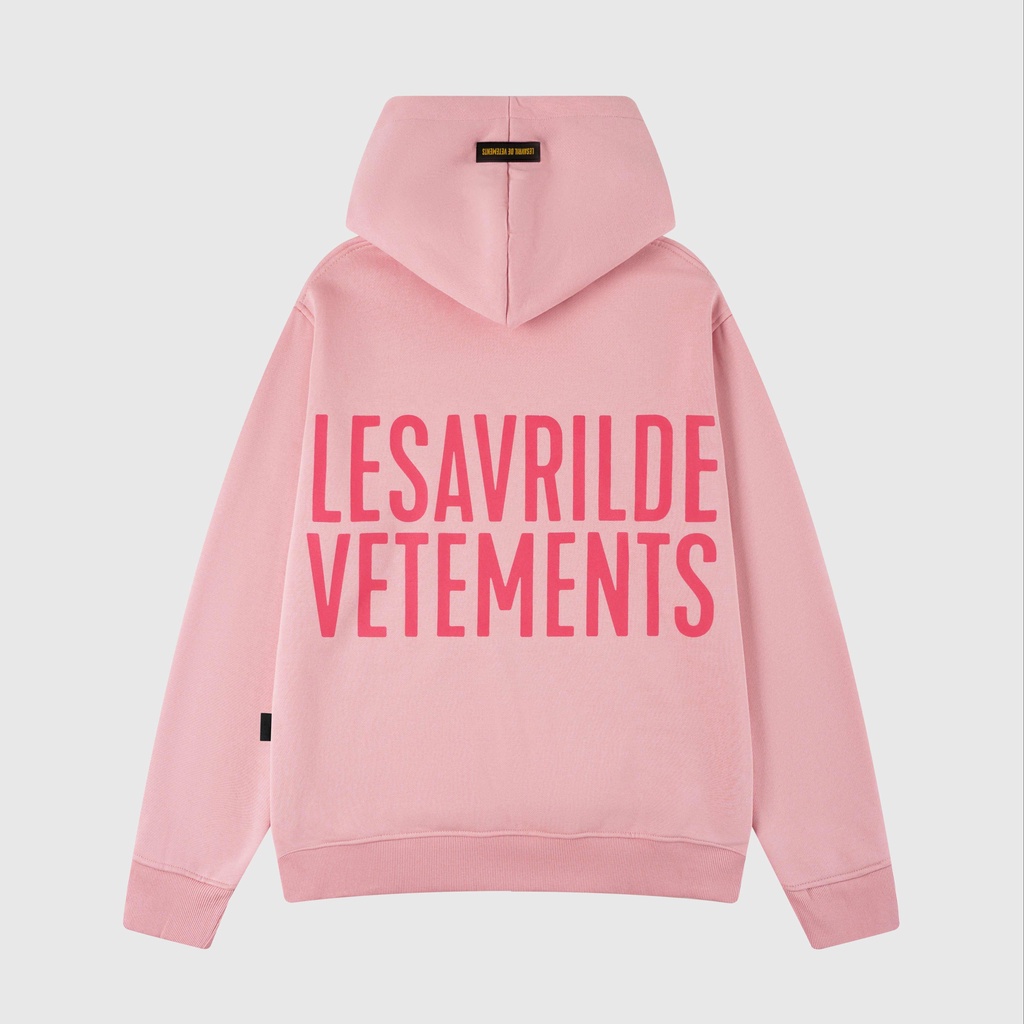 Áo Hoodie Lesavril de Vetements LUMI - Pink