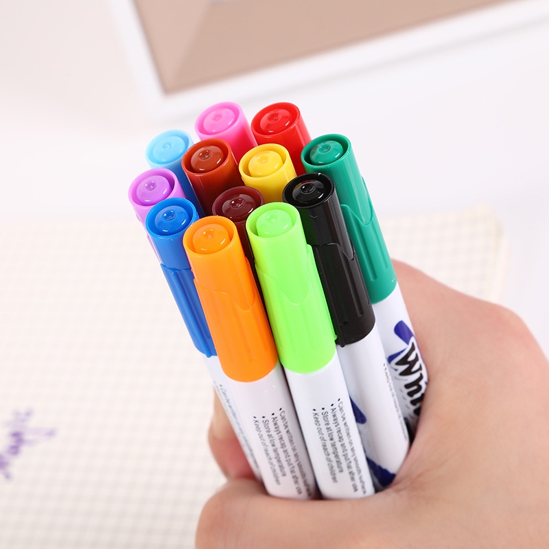 Set 8 / 12 Bút Lông Viết Bảng Xóa Được