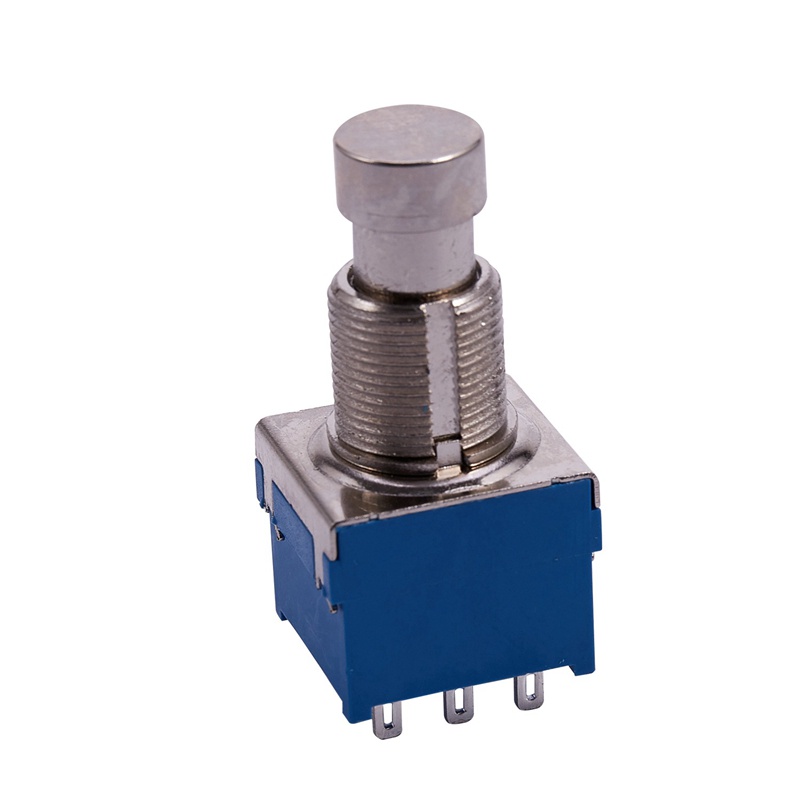 Hiệu Ứng Đàn Guitar 3PDT 9 Chân Chốt Stomp Bàn Đạp Footwitch Foot Switch Blue touchtouch.vn