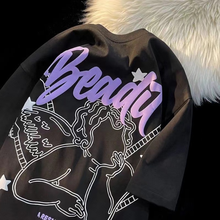 NRVP Áo Thun 100% Cotton Tay NgắN Plus Size Cho Nam Và Nữ