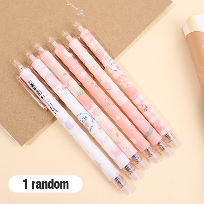 Bút Mực Gel Ngòi 0.5mm Họa Tiết Hoạt Hình Dễ Thương