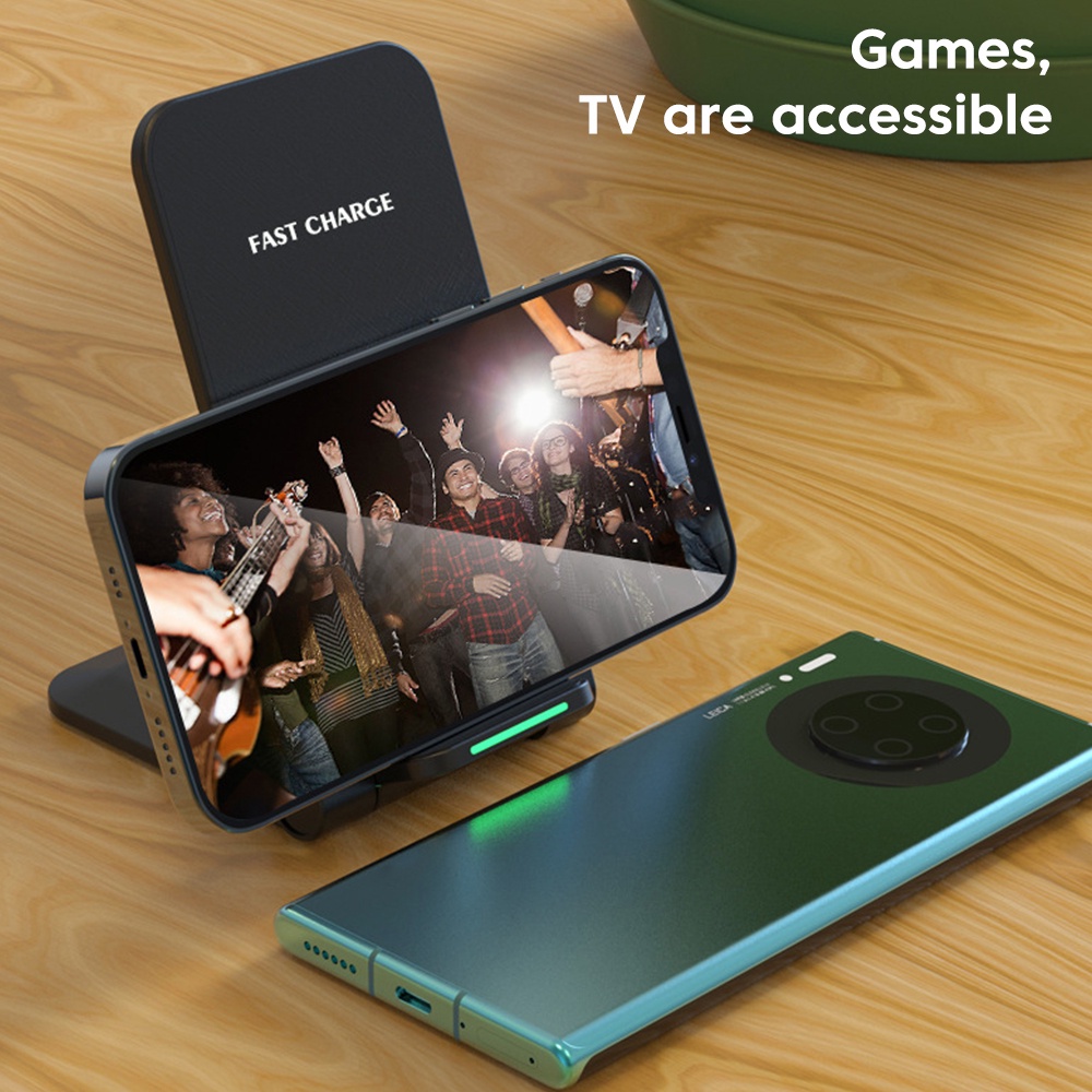 Đế Sạc Nhanh Không Dây 20W Cho iP 14 13 12 11 Pro X XS Max XR Samsungs S21 S20 Giá Đỡ