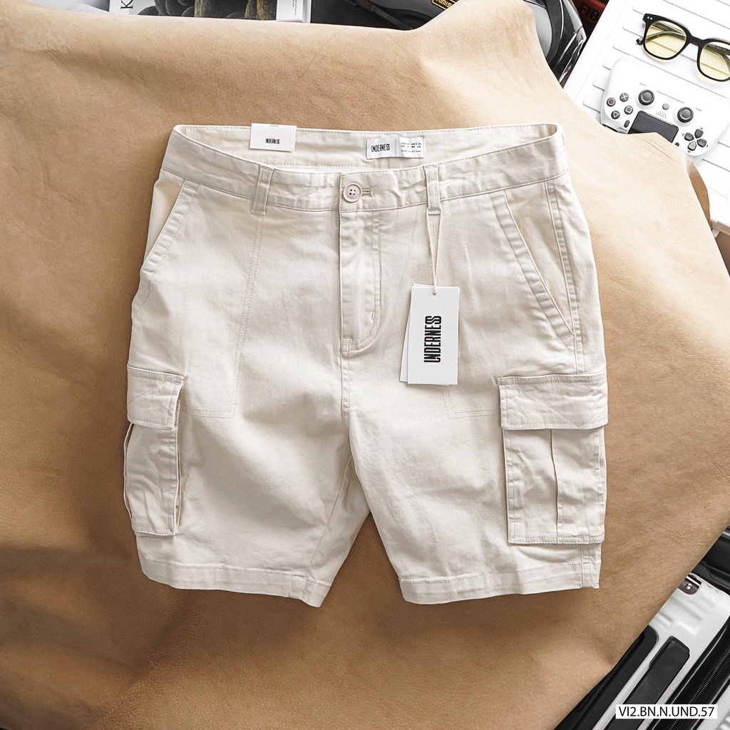 Quần Lửng Kaki Nam Túi Hộp, Phom Trên Gối