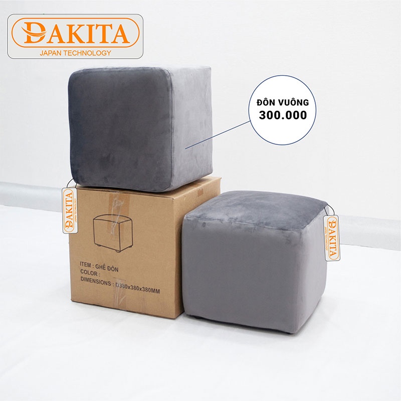 Sofa Bed Đa Năng DKF-100, Hàng Xuất Khẩu Cao Cấp Nhà DAKITA, Màu xám vải nỉ