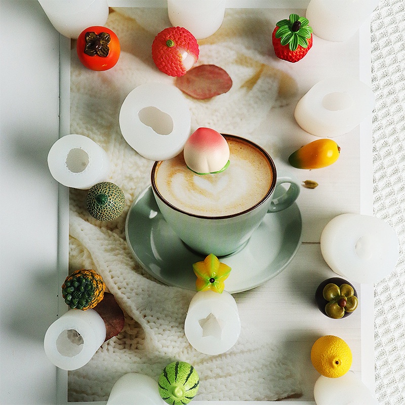Khuôn Silicone Làm Bánh Hình Quả Xoài / Cantaloupe