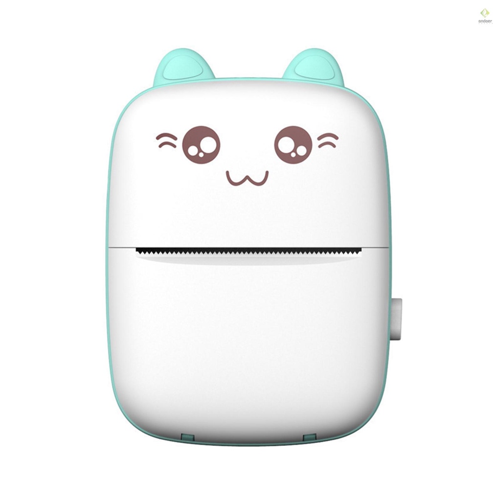 Máy In Nhiệt Mini BT Với Dây Cáp USB Cho Tài Liệu Ảnh Note