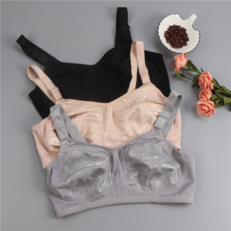 Áo Ngực Cúp D Không Gọng - Không Đệm - Bảng Lưng To Cho Người Có Quả Ngực Lớn (M8338)