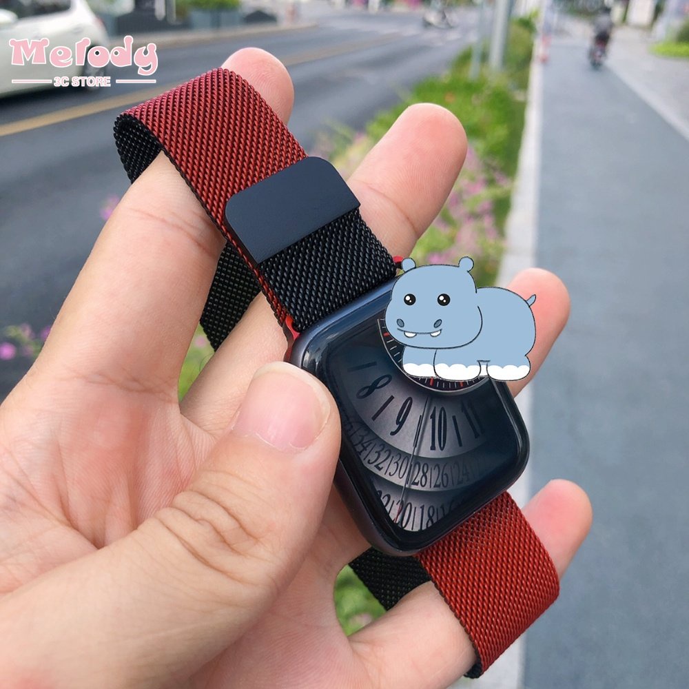 Dây Đeo Kim Loại Từ Tính Cho Đồng Hồ Thông Minh iwatch ultra 49mm 8 7 se 6 5 4 3 45mm 41mm 44mm 40mm 42mm 38mm