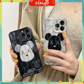 Ốp Điện Thoại Nhựa Cứng In Hình Gấu BEARBRICK Cho iPhone14 13 12 Mini 11 PRO MAX 6 / 6s 7 / 8plus SE2 X / XS XR XSMAX #Phụ Kiện Điện Tử Hg5711111 HG5711 Chuyên Dụng