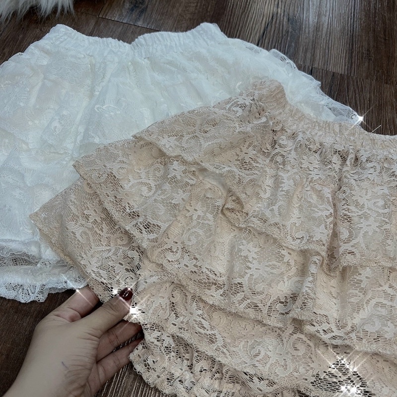 Chân váy Ren 3 tầng