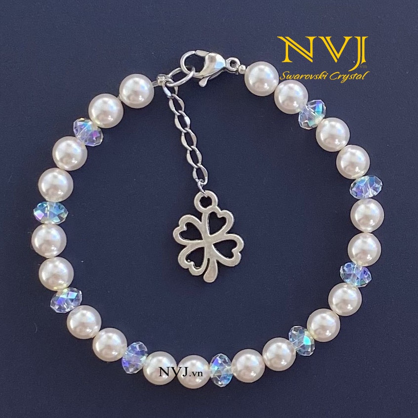 Vòng tay Swarovski 6ly pha lê Áo cao cấp, quà tặng tuyệt vời cho bạn gái lễ tình iu 14-2, 8-3, sinh nhật