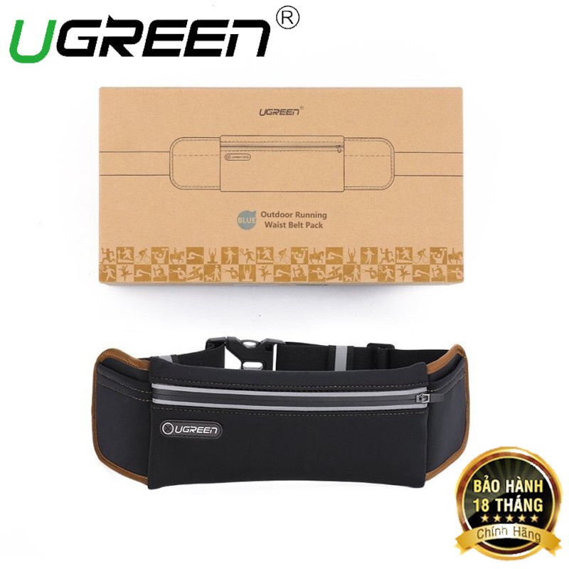 Túi Đeo Lưng Thể Thao đa năng UGREEN LP112 20818 Đen Nâu , Dây đai đàn hồi , Chống nước, Làm từ Neoprene - Chính Hãng