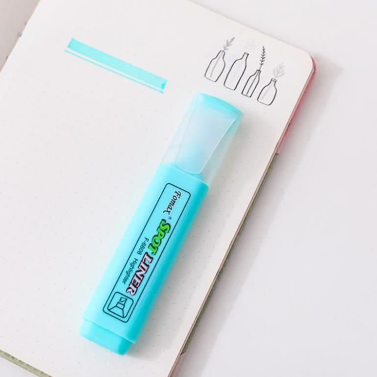 Bút highlight pastel - bút dạ quang cao cấp - bút đánh dấu dòng học sinh - HIKOMA STORE