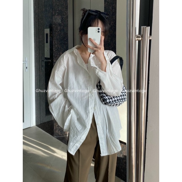 ÁO SƠ MI THÔ SỌC 1226