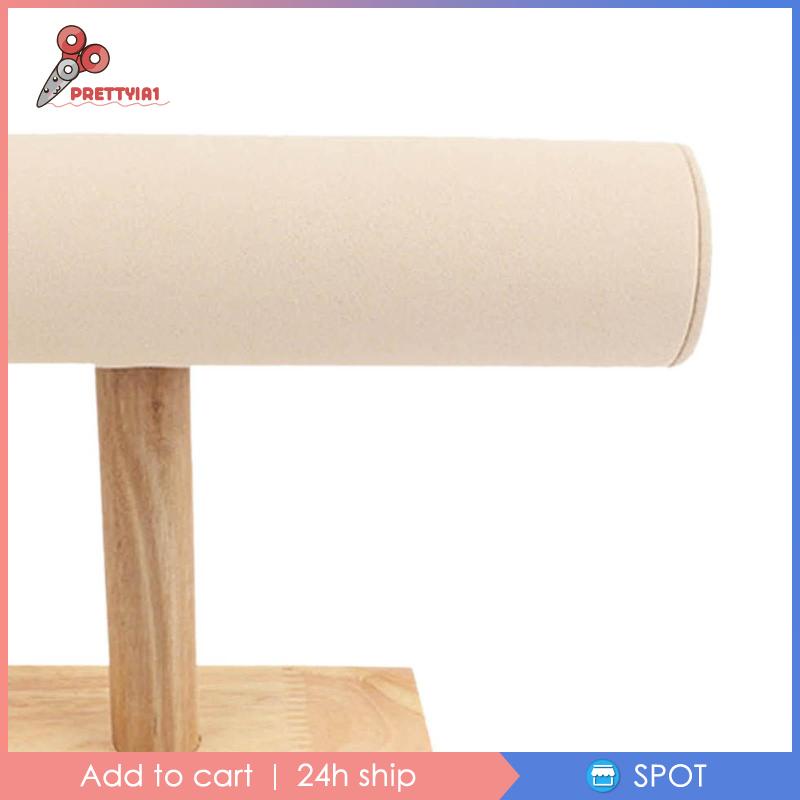 [Prettyia1] Giá Đỡ Trưng Bày Trang Sức Bằng Gỗ Để Bàn