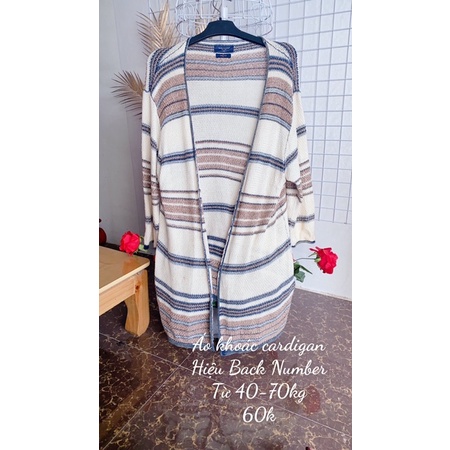 Áo khoác len dáng cardigan