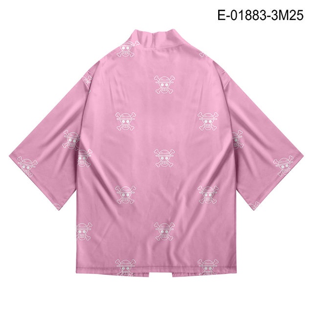 Áo Choàng Kimono In Hình One Piece 3D Thời Trang Dành Cho Nam Nữ