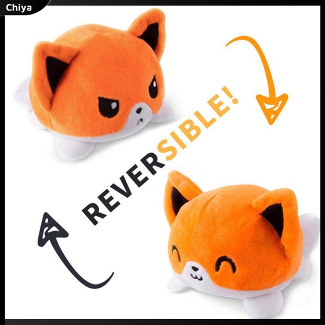 Đồ chơi nhồi bông Mềm Mại Hình Động Vật Dễ Thương Có Thể Đảo Ngược