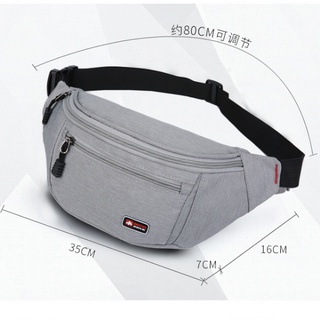 Túi Đeo Chéo Ngực Vải Canvas Chống Thấm Nước Thời Trang Cao Cấp Cho Nam