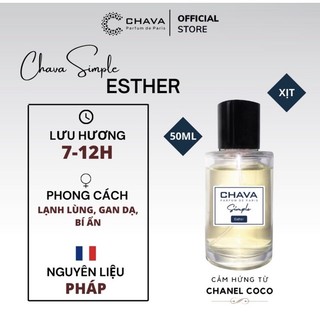 Nước hoa Pháp Chava Esther 50ml dành cho nữ