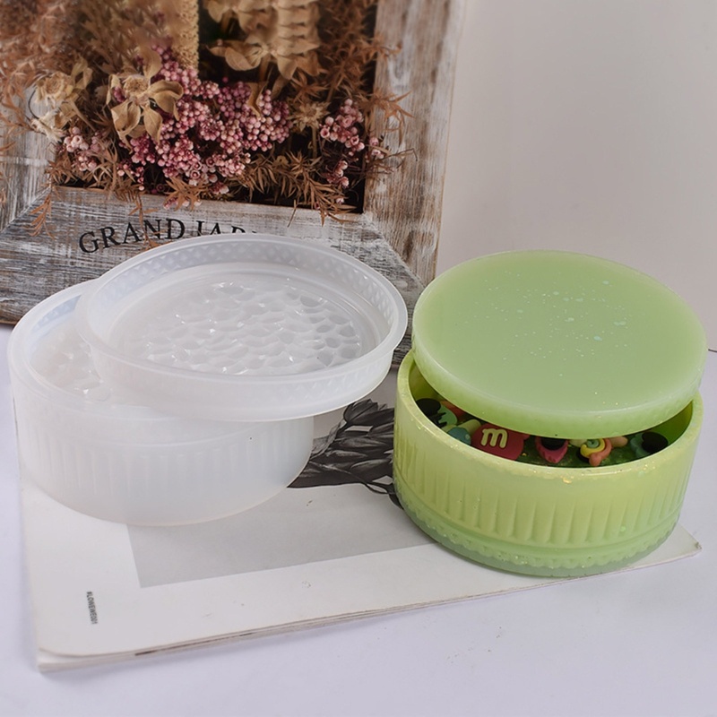 Khuôn Silicone Hình Tròn 3D Dùng Làm Đồ Trang Sức Thủ Công